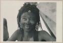 Daon (_Tao), or !Aikwe, wife of Tango or Chitango, close-up (print is a cropped image)