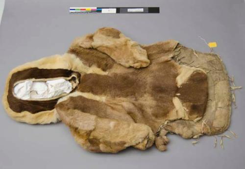 Woman's outer coat of heavy otter skin
