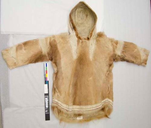 Outer coat of deer skin