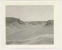 "1950's 400 series": Landscape with cliffs and sand (print is a cropped image)