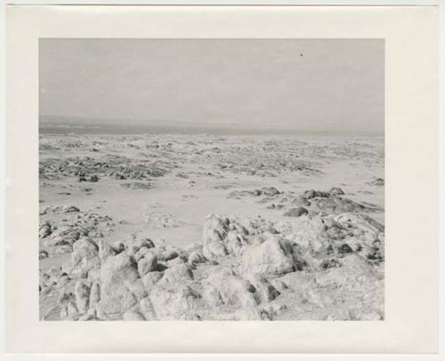 "1950's 400 series": Sand and rocks (print is a cropped image)