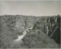 "1950 '400 Series' / 41 prints": Ruacana Falls (print is a cropped image)