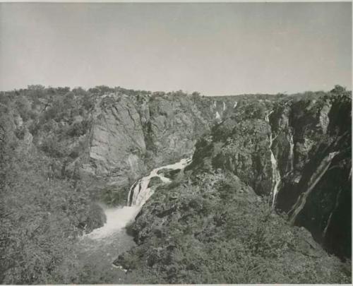 "1950 '400 Series' / 41 prints": Ruacana Falls (print is a cropped image)