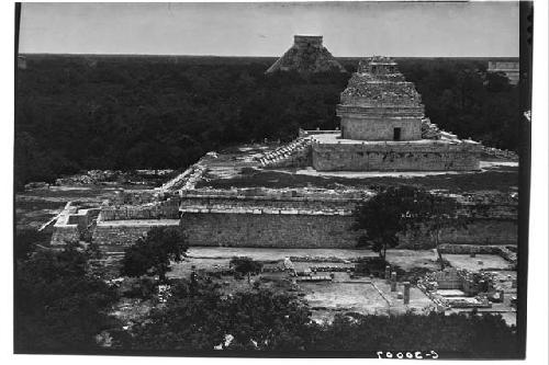 Caracol and S. Annex, view from Monjas. Repair completed.