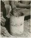 [No folder title]: Mortar and pestle, close-up (print is a cropped image)