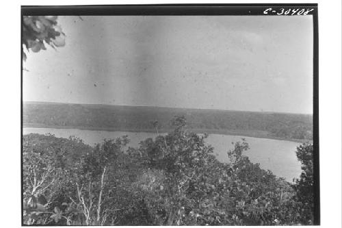 Lake Macaunoc from Coba Castillo