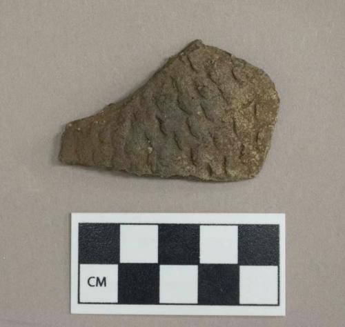 Potsherd with fingernail decoration