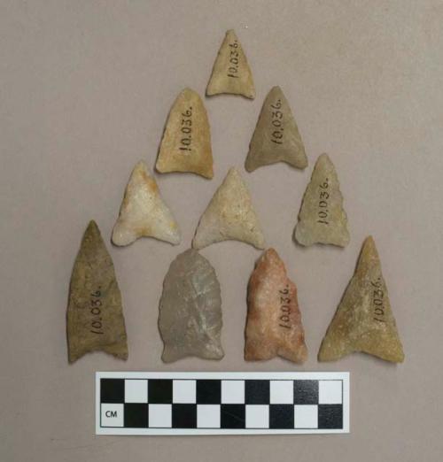 Biface projectile points