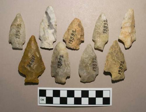 Biface, projectile points