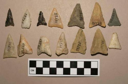 Biface, projectile points