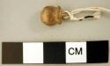 Miniature gold plated copper bell - FRAUD