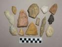 Bifaces and other modified lithics