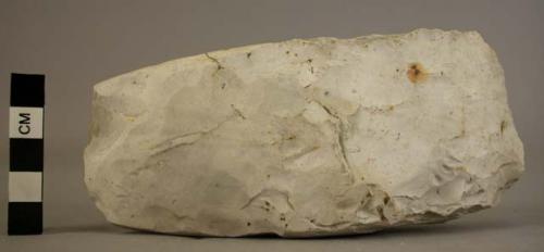 Polished limestone axe