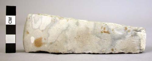 Polished limestone wedge