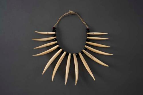 'Ula lei (necklace) of carved whale teeth