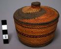 Small basket (3 5/8" diameter) and cover