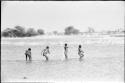 Boys playing in the water