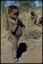 Children, Portraits: ≠Gaishay (son of "Gao Medicine") wearing dance rattles