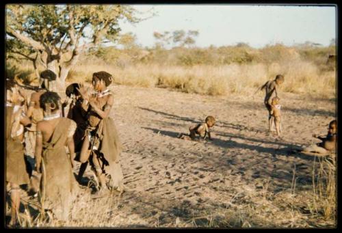 Children, Dancing: Children of various ages dancing in a dance circle area