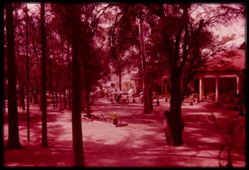 Tiergarten, showing corner of tea house