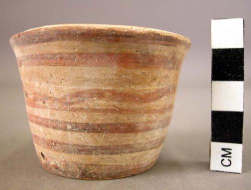 Small pottery cup