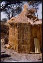 Hut, showing a door