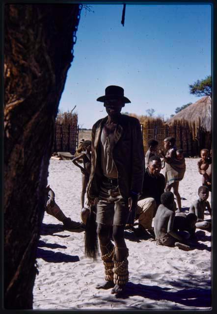 Man dancing, with other people in the background