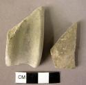 Potsherd; handle fragment - gray minyan