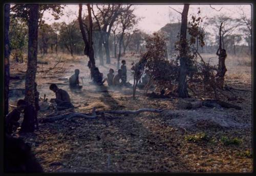 People sitting in a werf