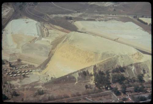 Johannesburg mine dump, aerial view