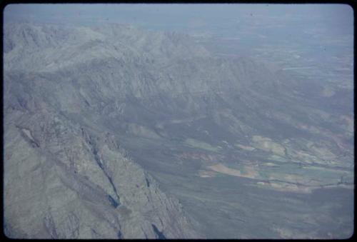 Johannesburg mine dump, aerial view