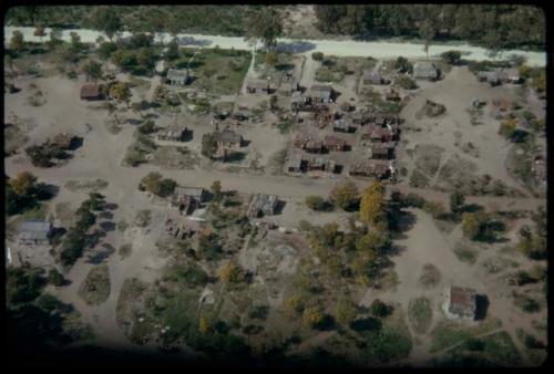 Johannesburg mine dump, aerial view