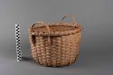 Open utility basket with two handles