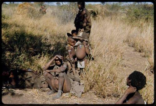 Groups: Group of women and children sitting and standing