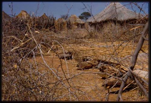 Village, showing storage platform