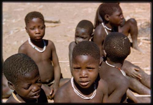 Group of children sitting