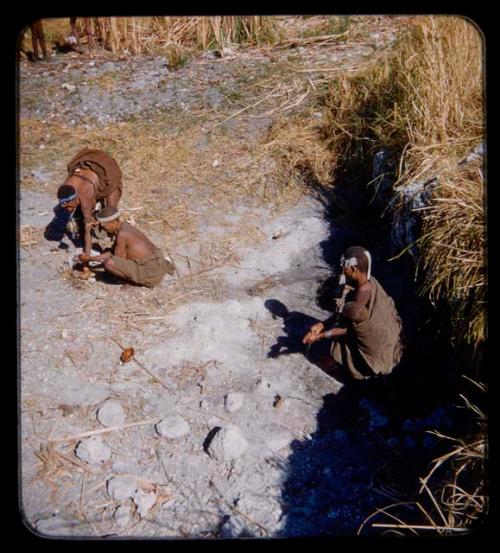 Group of women at waterhole