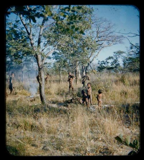 Group of people gathering mangettis