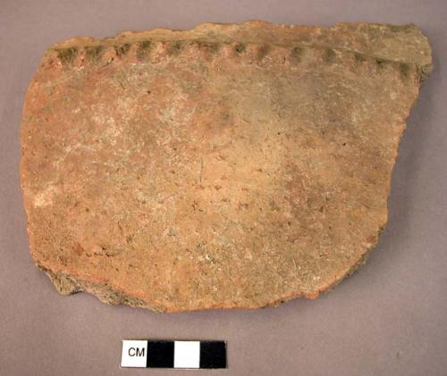 Pottery pithos fragment - finger impressed plastique band