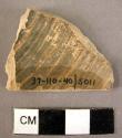 Potsherd - monochrome black glaze slip