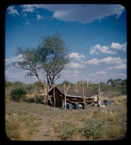 Charlie Handley's tent