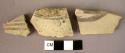 3 potsherds -  matt painted ware