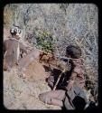 Food Gathering, General: Two women digging with sticks