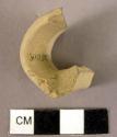 Pottery handle fragment - plain ware, polished