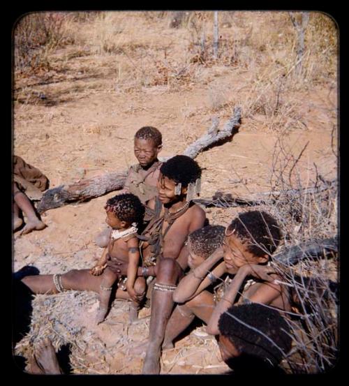 Groups, Song Recording: Group of women and children sitting