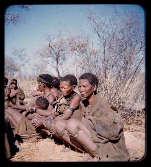 Groups, Song Recording: Group of women and children sitting