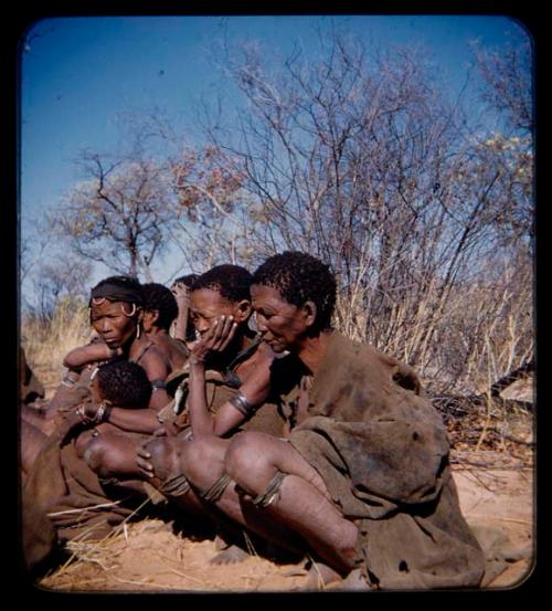 Groups, Song Recording: Group of women and children sitting