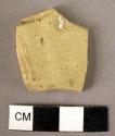 Potsherd, greenish, slipped burnish ware