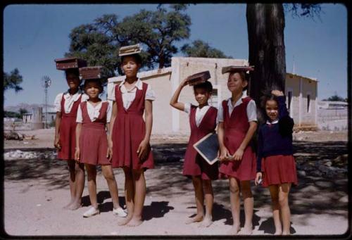 School girls in uniform