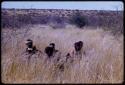 Group of people sitting in the grass